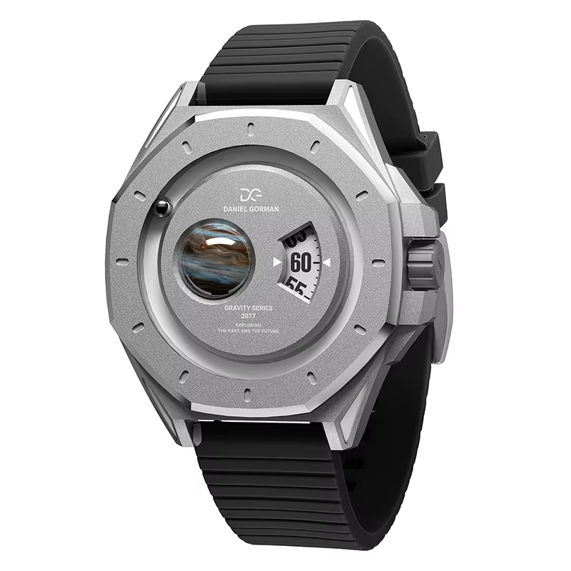 Montre pour homme Daniel Gorman 0132 Jupiter Sport - Grand boîtier, mouvement à quartz, bracelet en