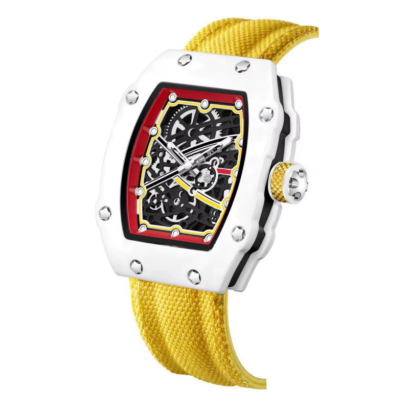 Nouvelle montre à quartz pour homme ultra-fine de forme cylindrique, design élégant et tendance, mon