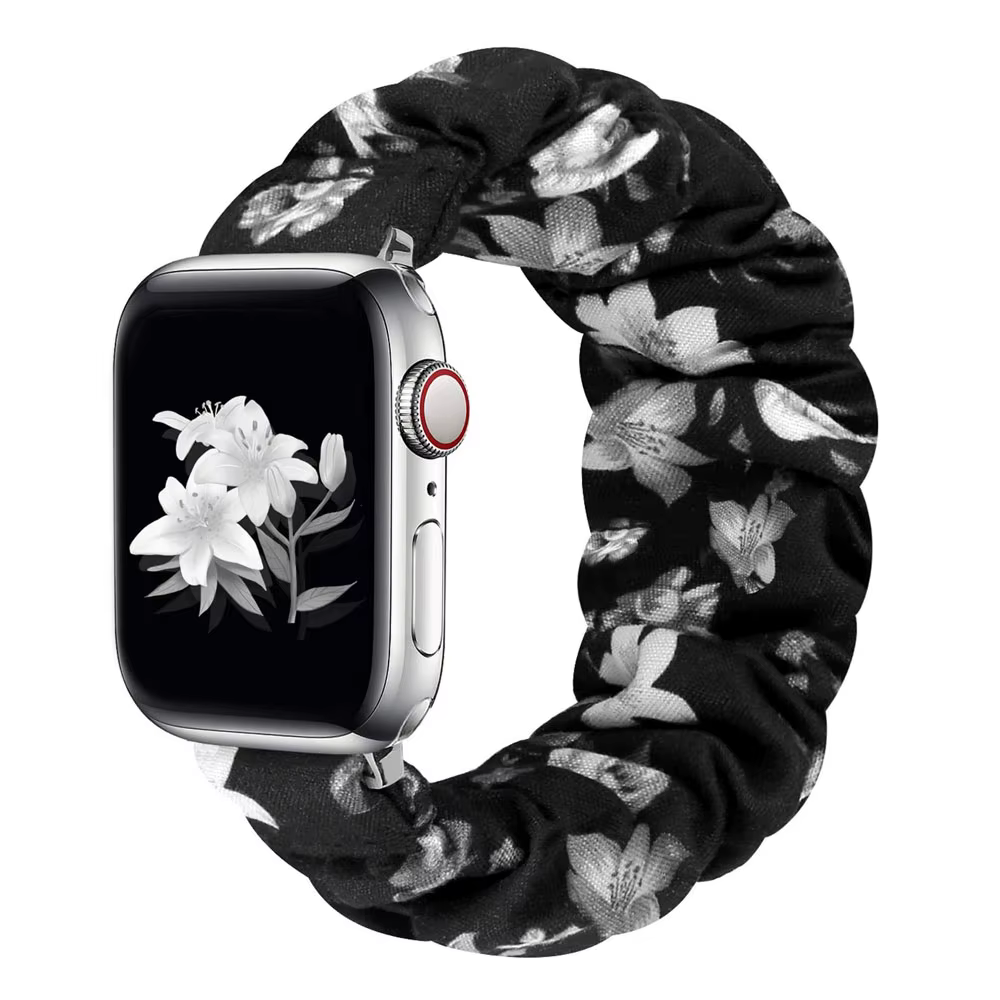 Bracelet léopard pour bracelet de montre Apple 40mm 44mm 42mm 38mm 49mm bracelet en Nylon élastique 