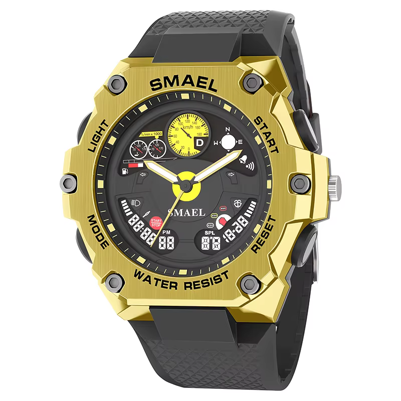 Montres de sport numériques LED pour hommes, affichage de l'heure des touristes, montres-bracelets, 