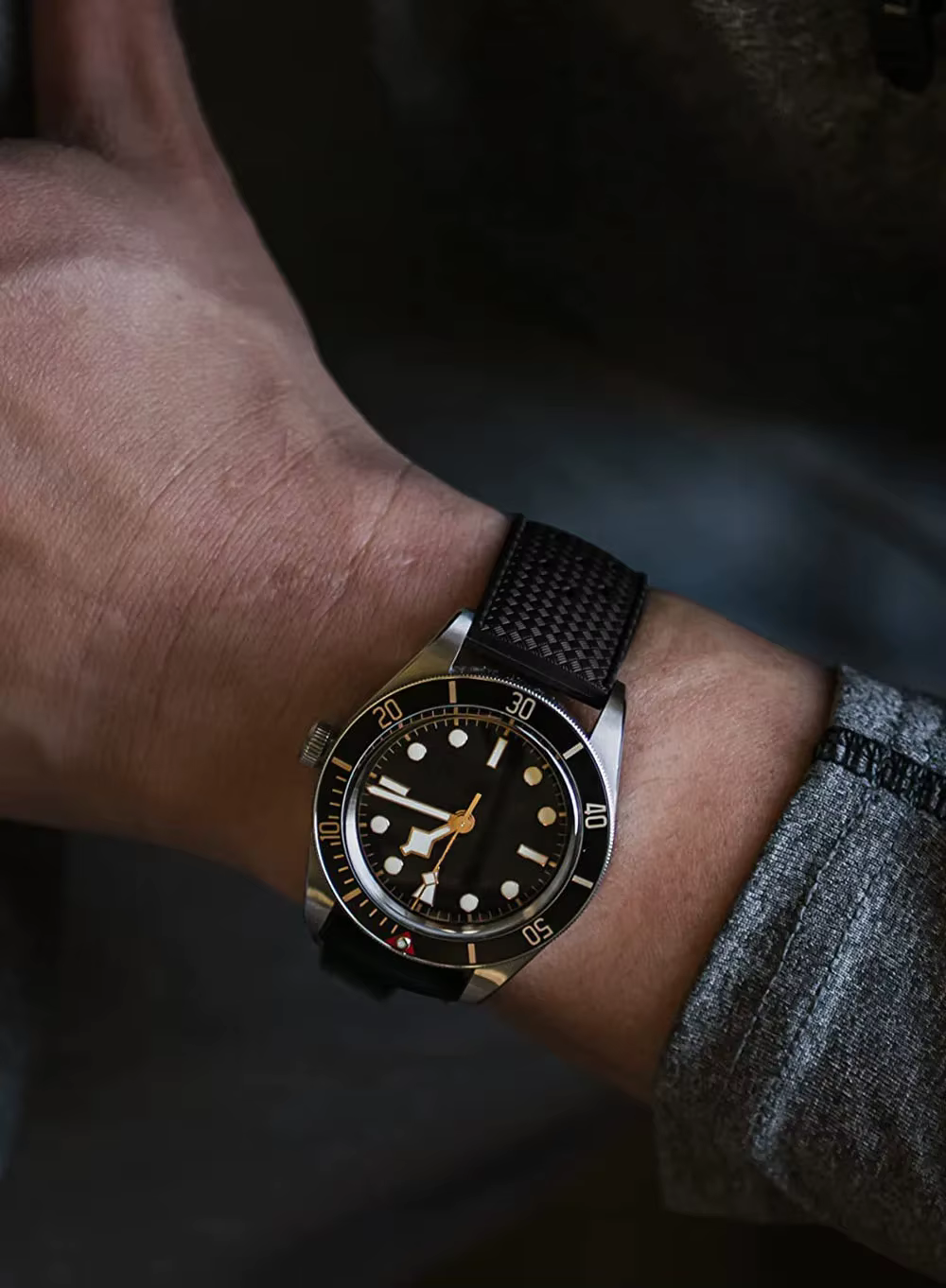 Bracelet de montre en silicone tropical à libération rapide