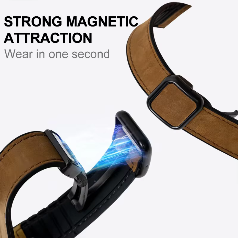 Bracelet en cuir et Silicone pour montre Huawei GT 5 4 46mm 41mm