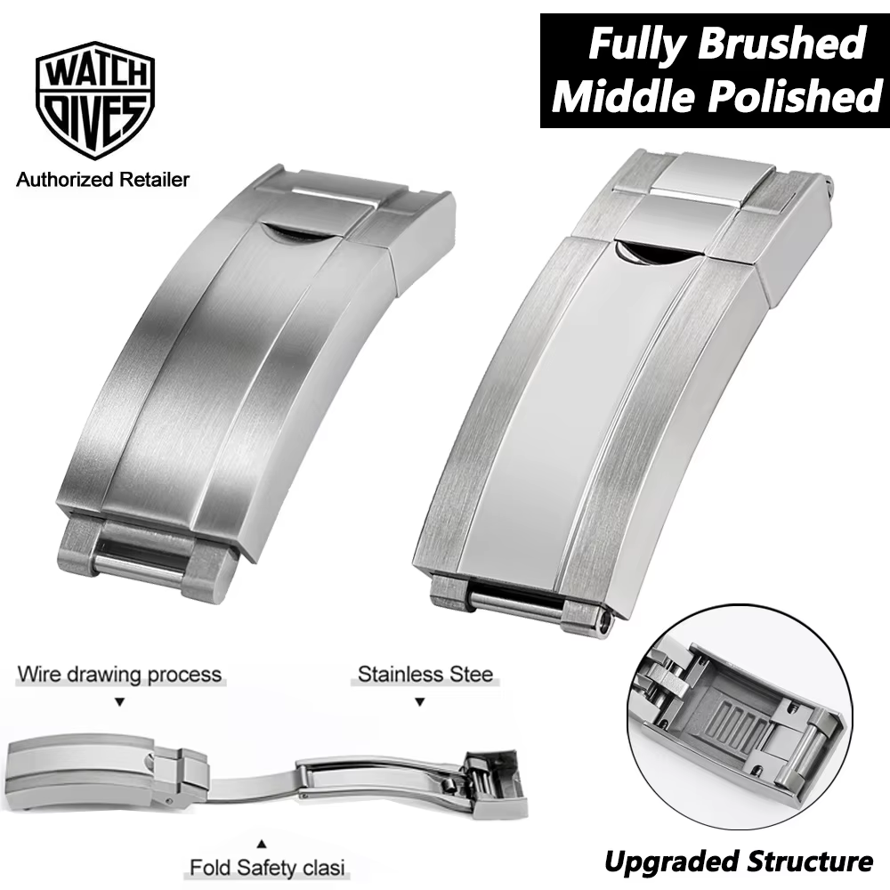 Watchdives – fermoir de montre de 16mm