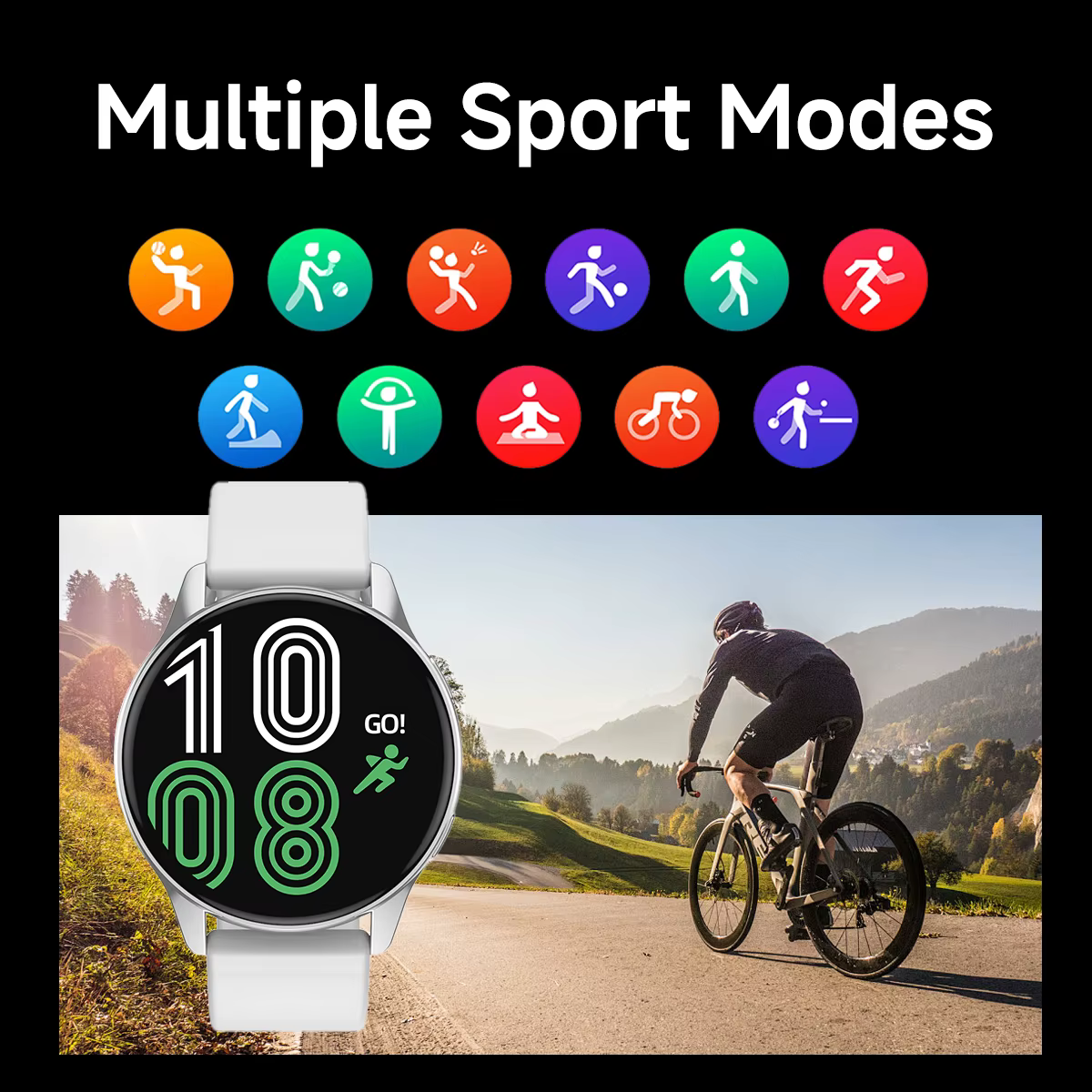Montre connectée pour hommes et femmes