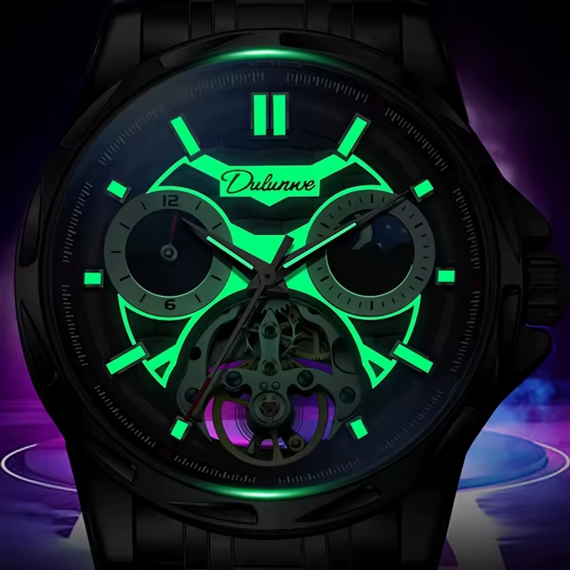 Montre squelette steampunk pour homme