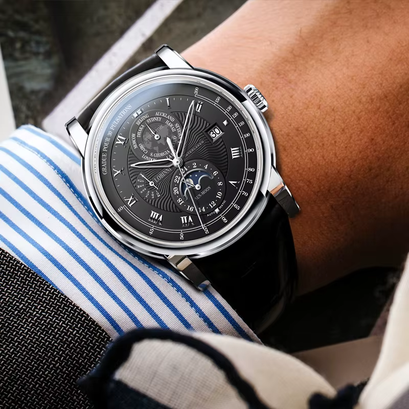 LOBINSettlement-Montre mécanique automatique pour homme