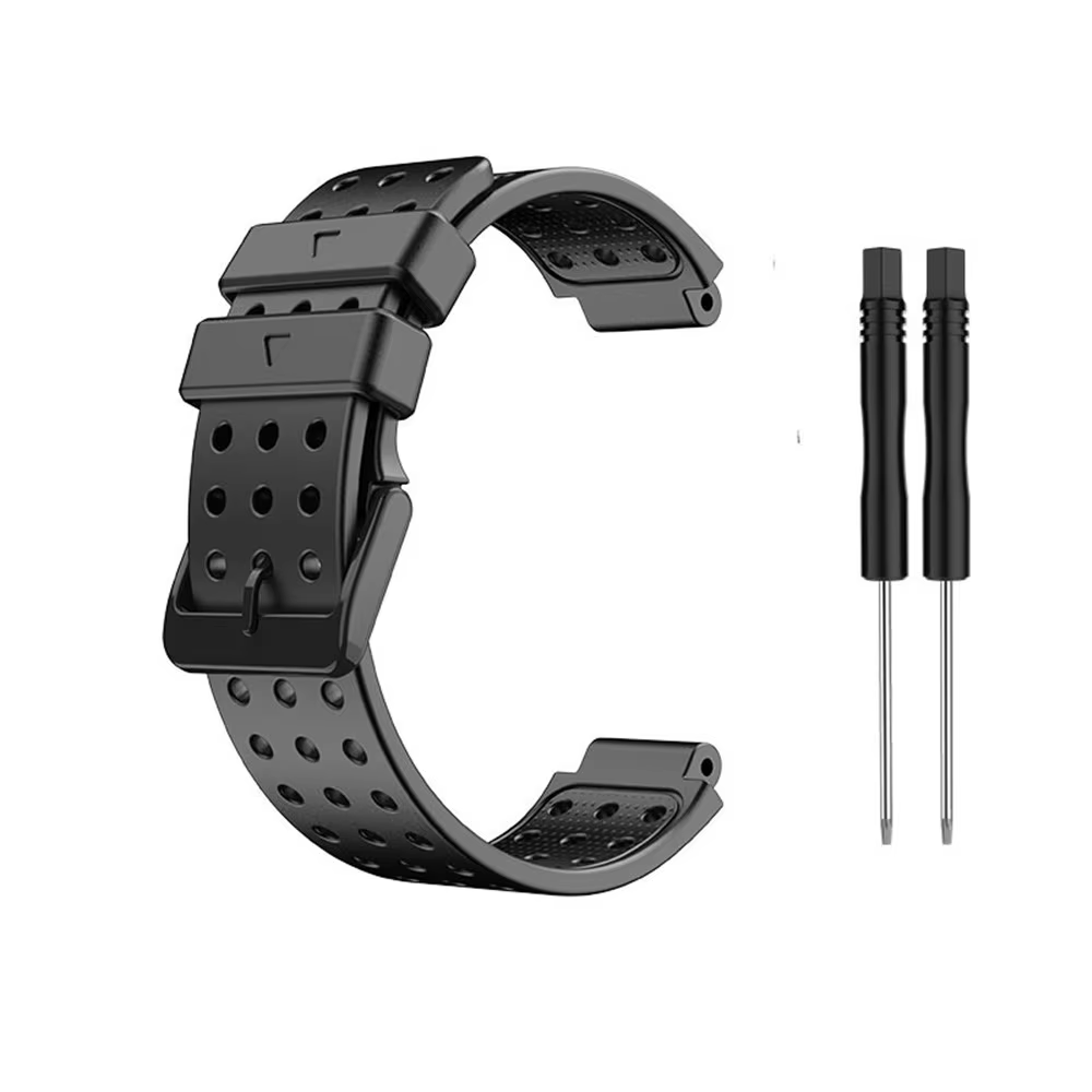 Bracelet de montre avec outil pour Garmin Forerunner220 / 230 / 235 / 620 / 630 / 735XT / ApproachS20