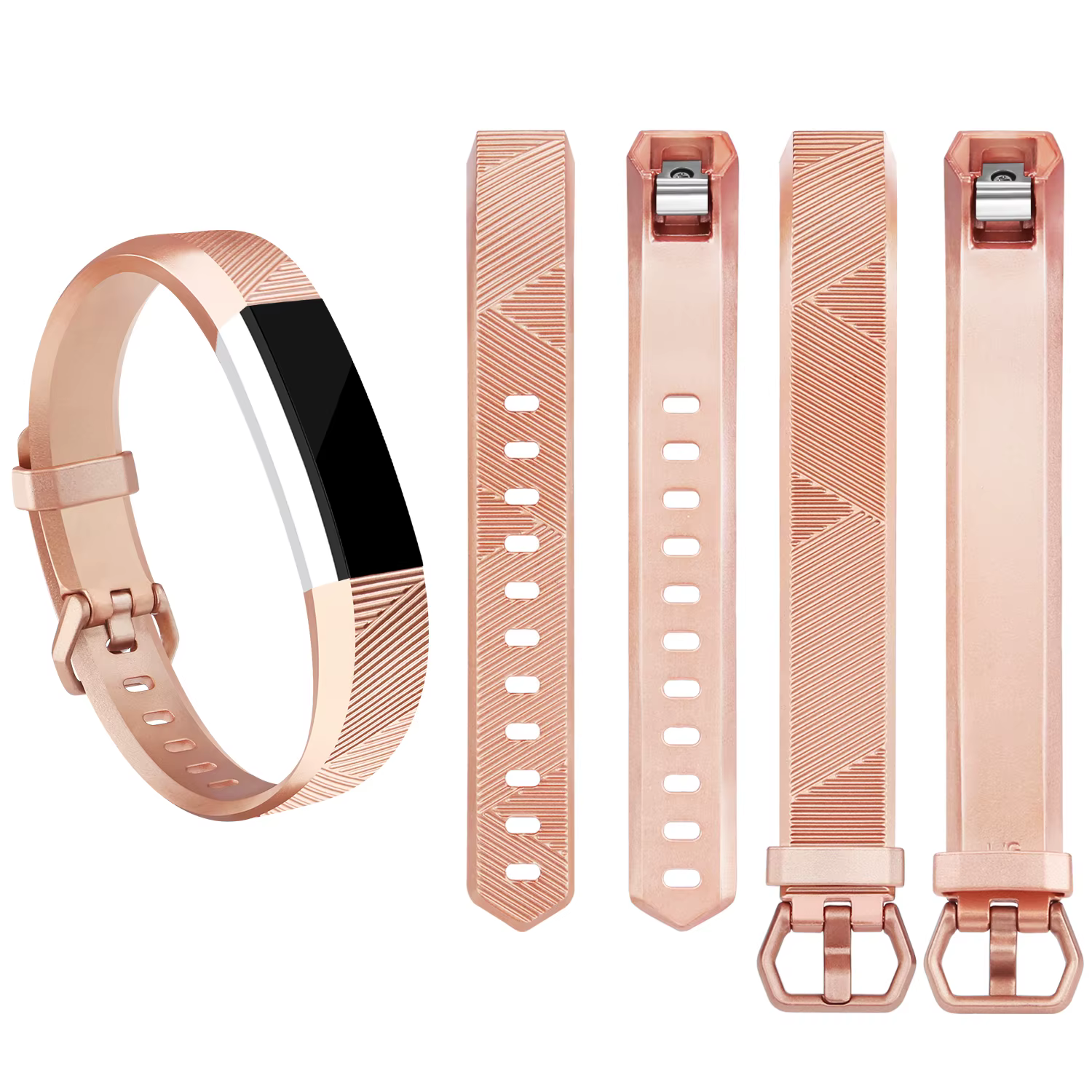 Bracelet réglable en Silicone souple de haute qualité pour Fitbit Alta HR