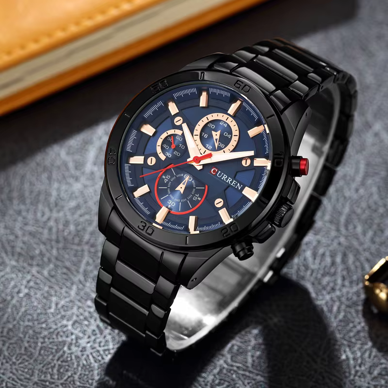CURREN – Montre-bracelet de sport pour hommes
