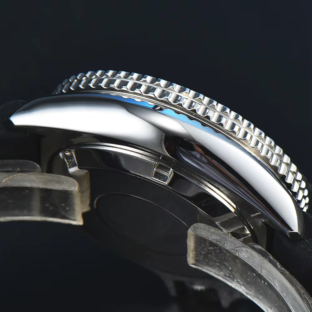 Montre de plongée pour homme avec cadran bleu éclaté
