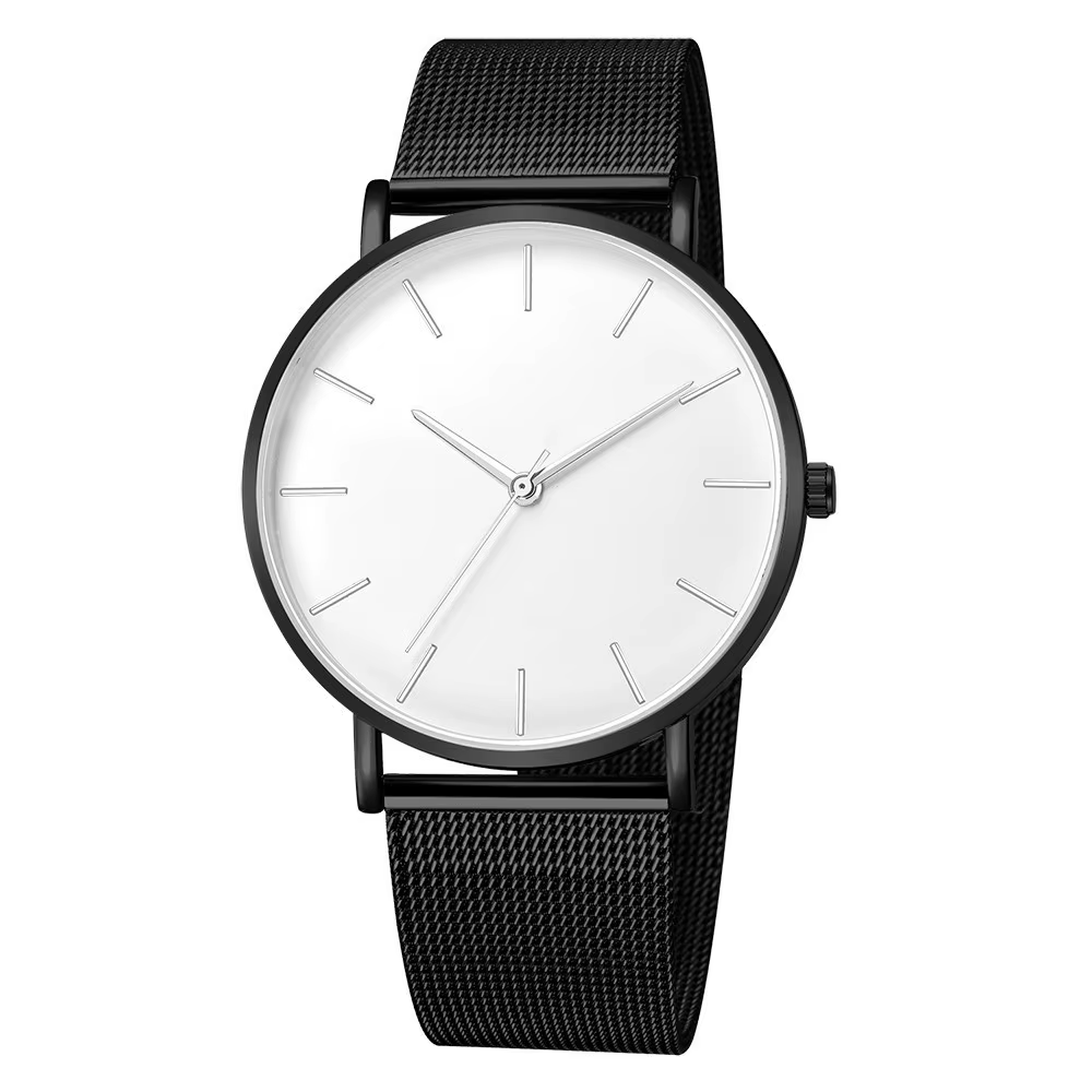 Hommes mode Ultra mince montres simples