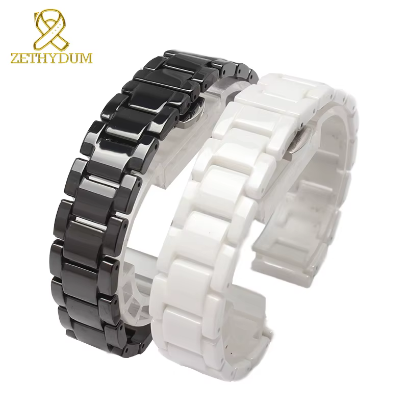 Bracelet de montre en céramique 14mm 15 16 17 18 19 20 21mm 22mm