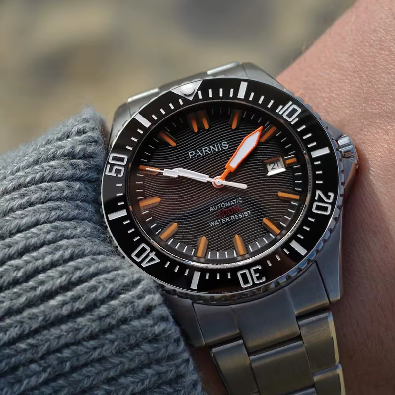 PARNIS – montre mécanique pour hommes