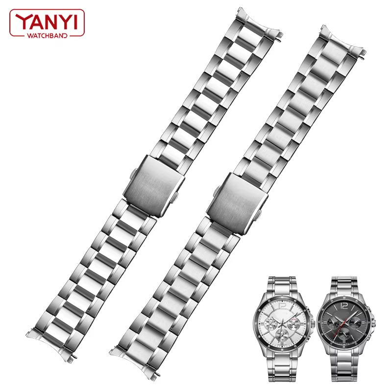 Bracelet de montre en acier inoxydable pour casio Swordfish MTP-1374 MTP-1375 MDV-106