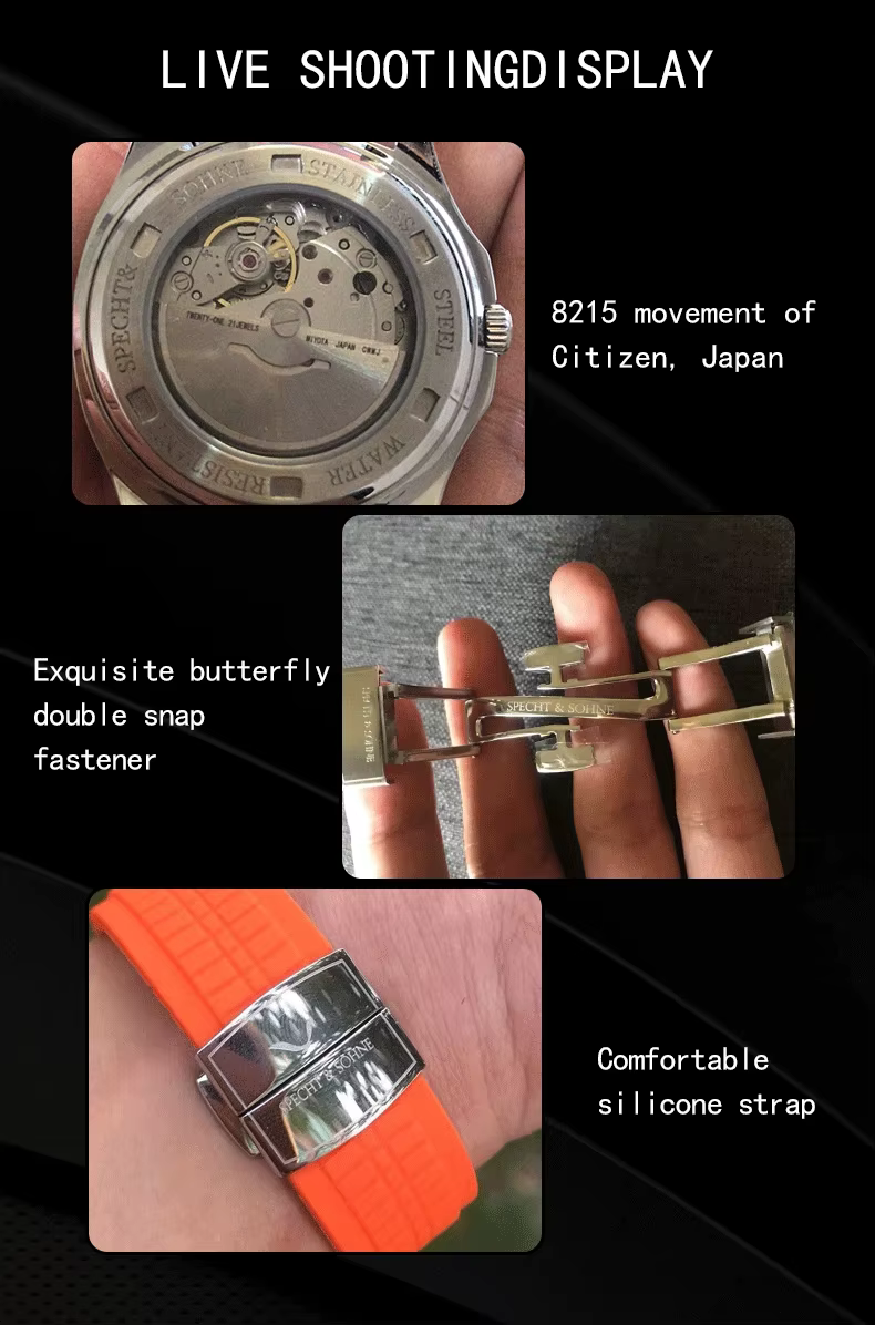 Specht & Sohne – montre mécanique automatique pour hommes