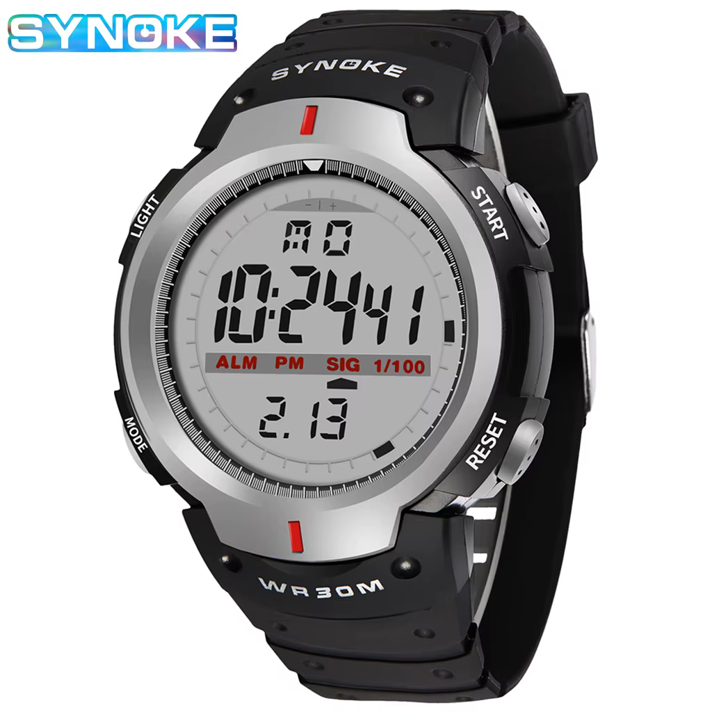 SYNOKE – Montre-bracelet de sport pour hommes