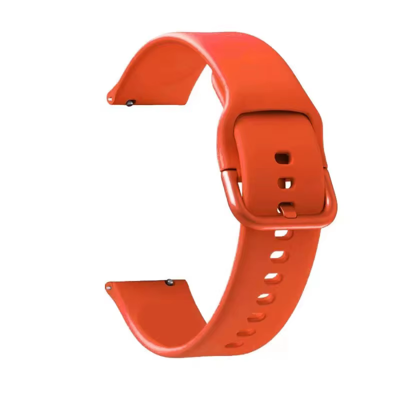 Pour Samsung Galaxy Active 2 40mm 44mm Bracelet de montre intelligente Silicone 20mm