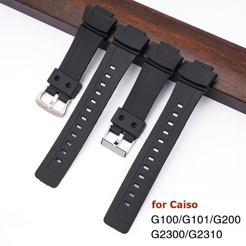 Bracelet de montre en résine pour Casio G Shock G100 G-200/G-101/G-2310/G-2300 GW-2300 GW-2310