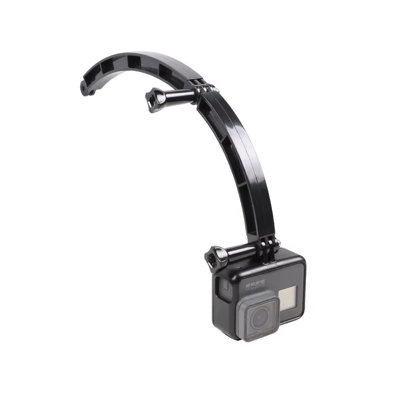 Pour Gopro 13 accessoires auto-Selfie bâton casque bras Extension incurvée 3 voies