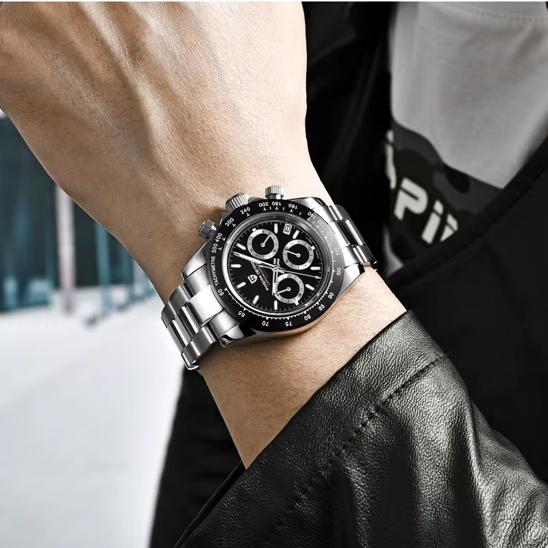 Nouvelle montre-bracelet de luxe à quartz PAGANI DESIGN Chronographe 2026 pour homme