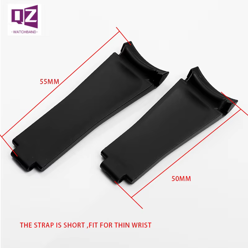 Bracelet de montre en caoutchouc et silicone