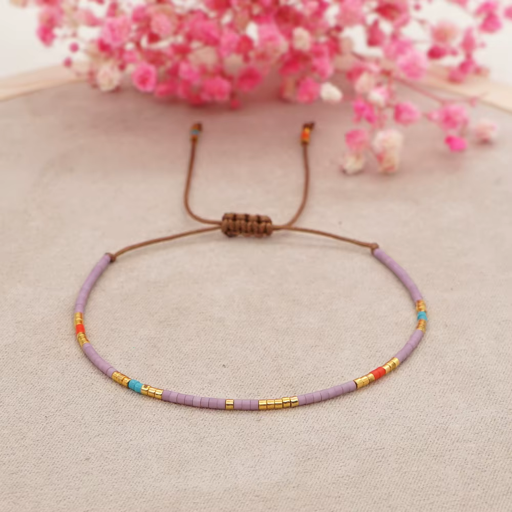 Go2Boho-Bracelet en perles pour femmes, bijoux en ULajustable