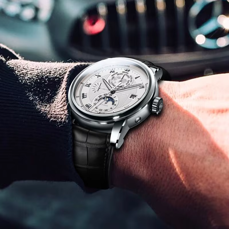 LOBINSettlement-Montre mécanique automatique pour homme