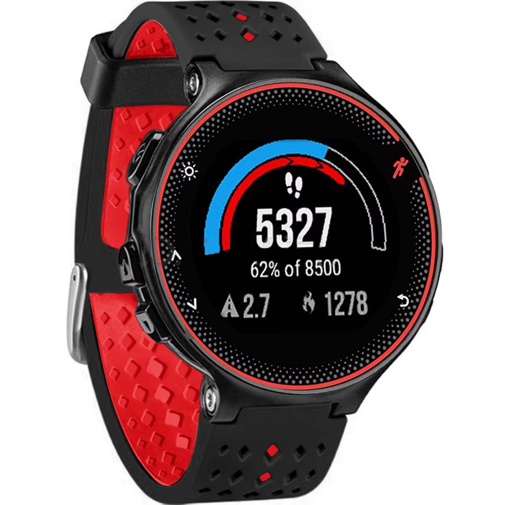 Bracelet de montre en Silicone pour Garmin Forerunner 235/220/230/620/630/735XT bracelet de montre intelligente avec outil