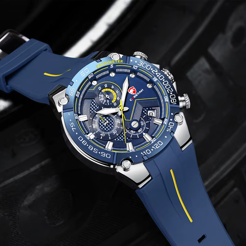 CHEETAH nouvelles montres hommes marque de luxe grand cadran montre