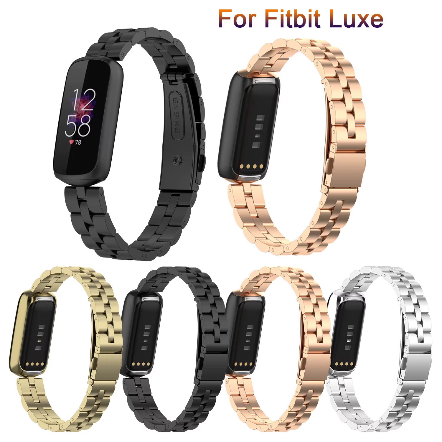 Bracelets de montre pour Fitbit Luxe