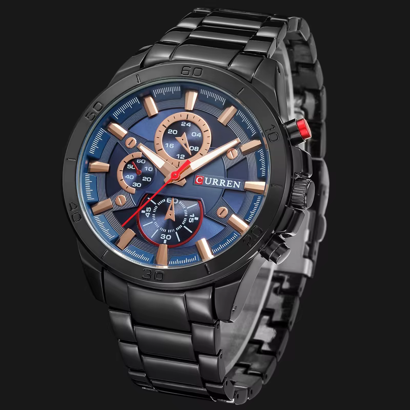 CURREN – Montre-bracelet de sport pour hommes