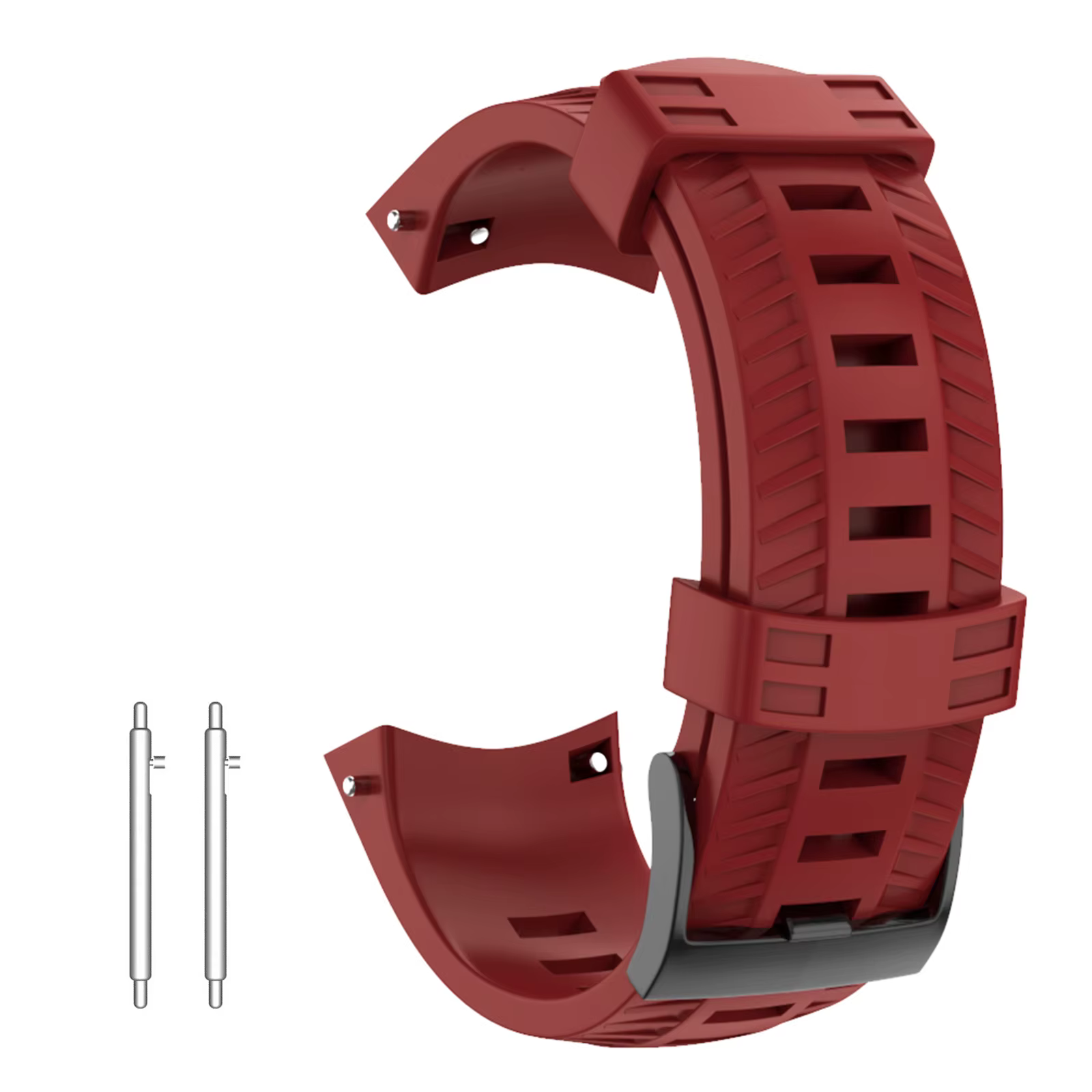 Bracelet de Montre en Silicone Souple pour SUUNTO 9 Baro