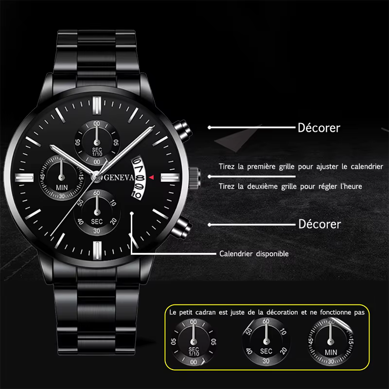 Montre homme Montre de sport de luxe pour hommes