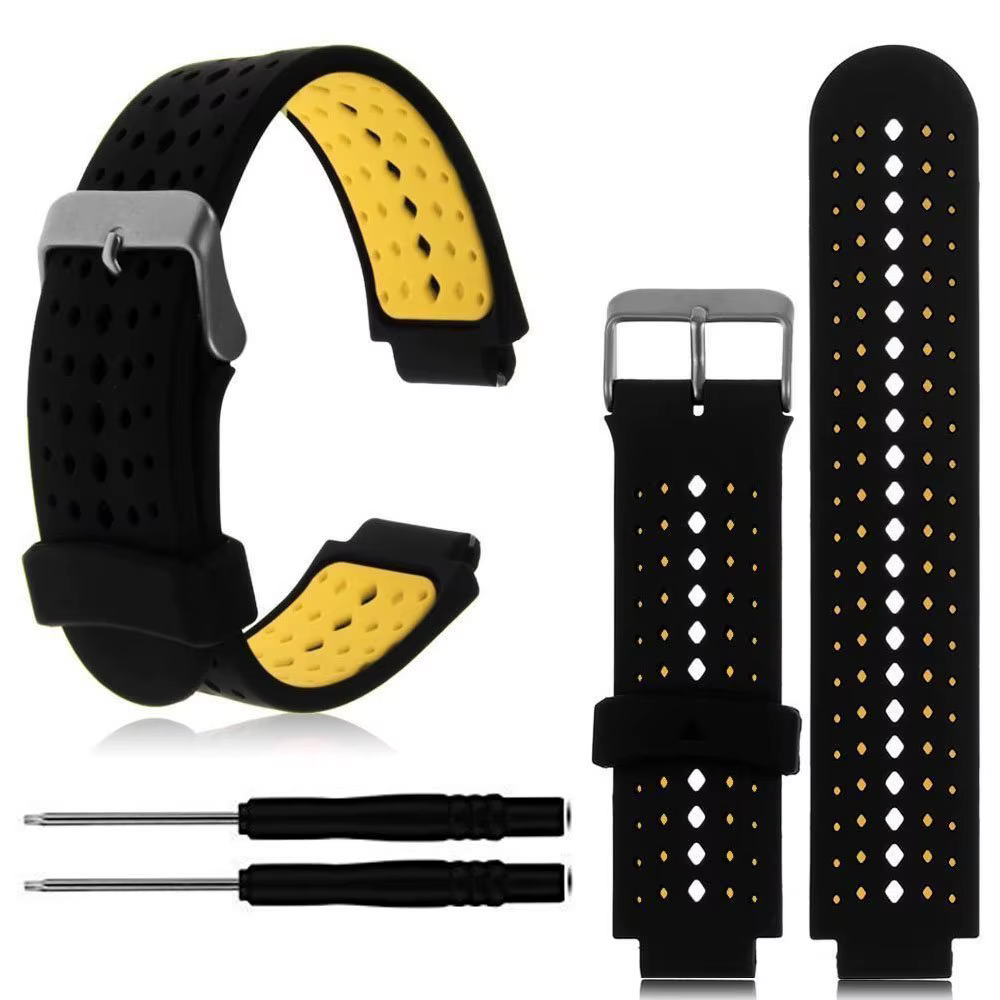Bracelet de montre en Silicone pour Garmin Forerunner 235/220/230/620/630/735XT bracelet de montre intelligente avec outil