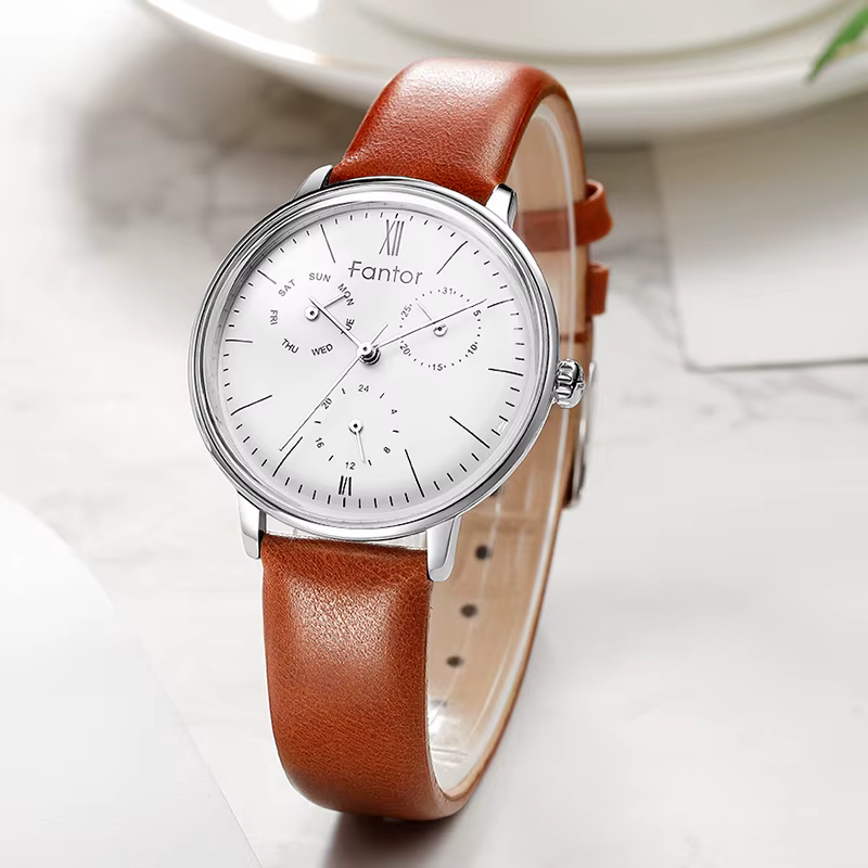 Fantor – montre-bracelet en cuir pour femmes