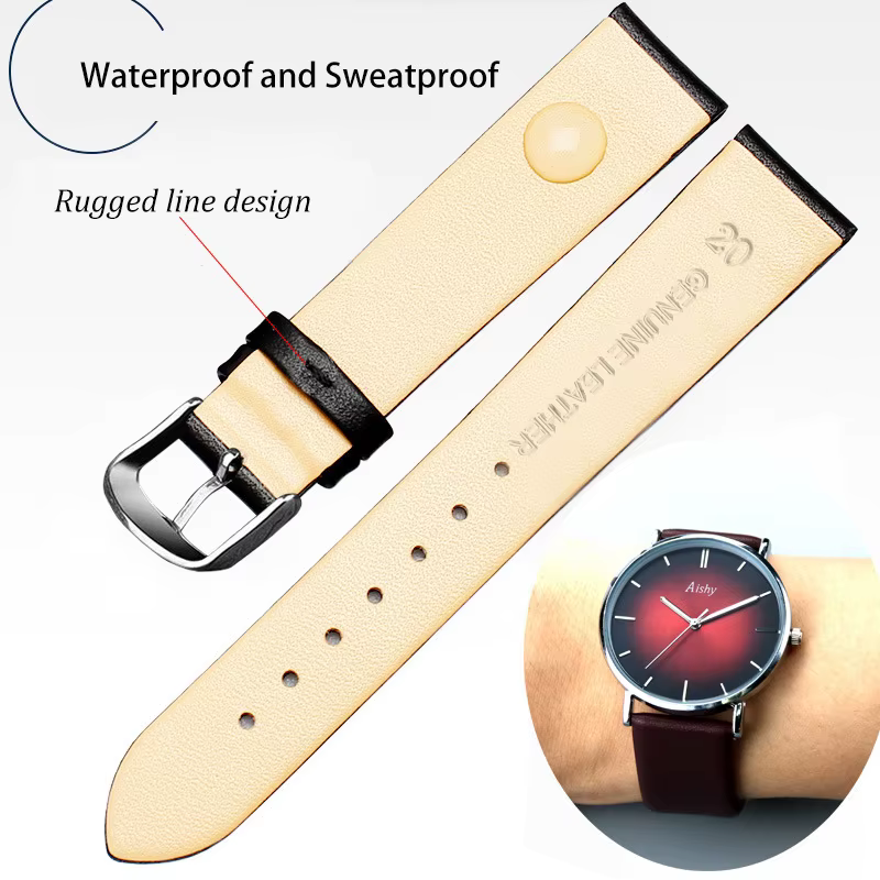 Bracelet de montre en cuir