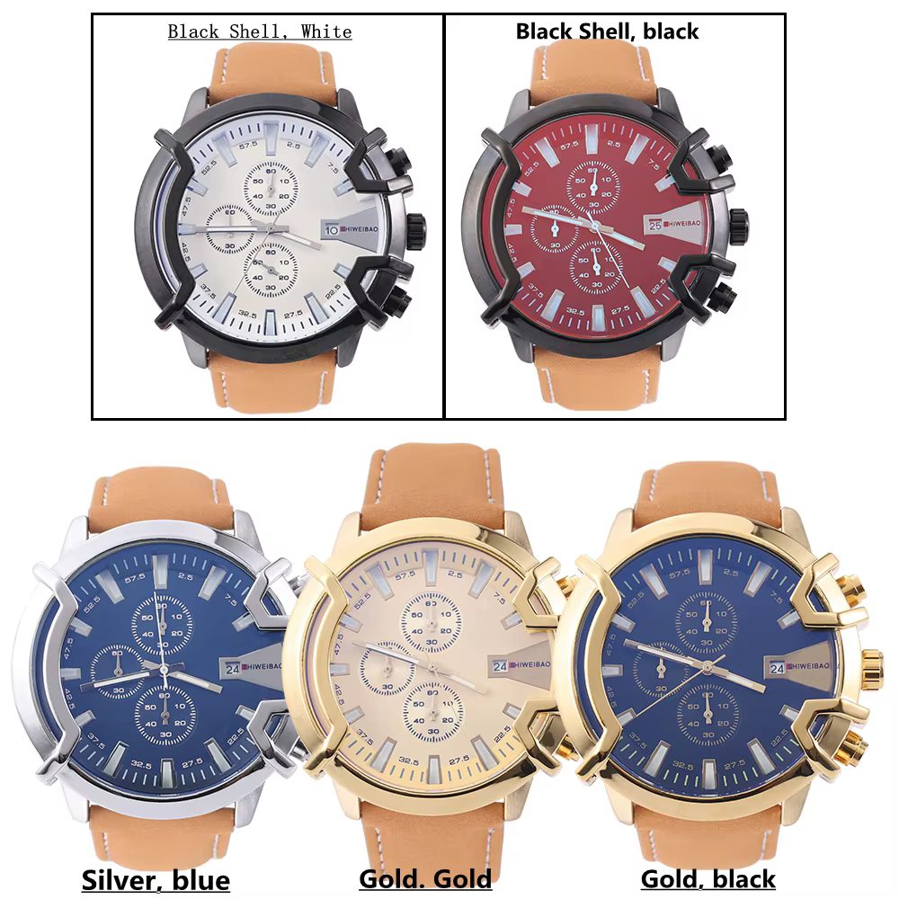 Montres chronographes étanches pour hommes