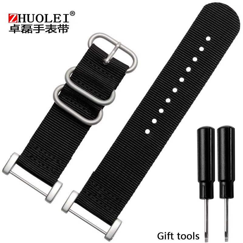 Zhuolei nouveau bracelet de montre Suunto essential Core 24MM + 45 couleurs