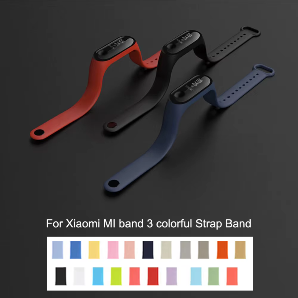 Bracelet de rechange en Silicone pour Xiaomi Mi band 4 /Mi Band 3, Original, intelligent, capteur d'activité physique