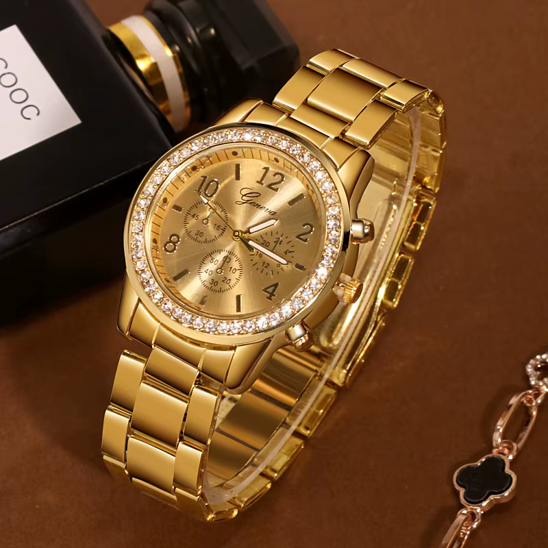 Montres pour femmes genève classique luxe Montre strass