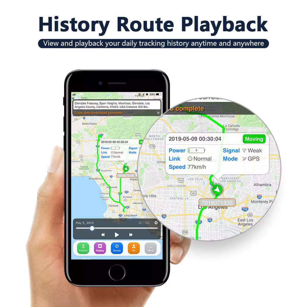 Traceur GPS Global avec batterie intégrée
