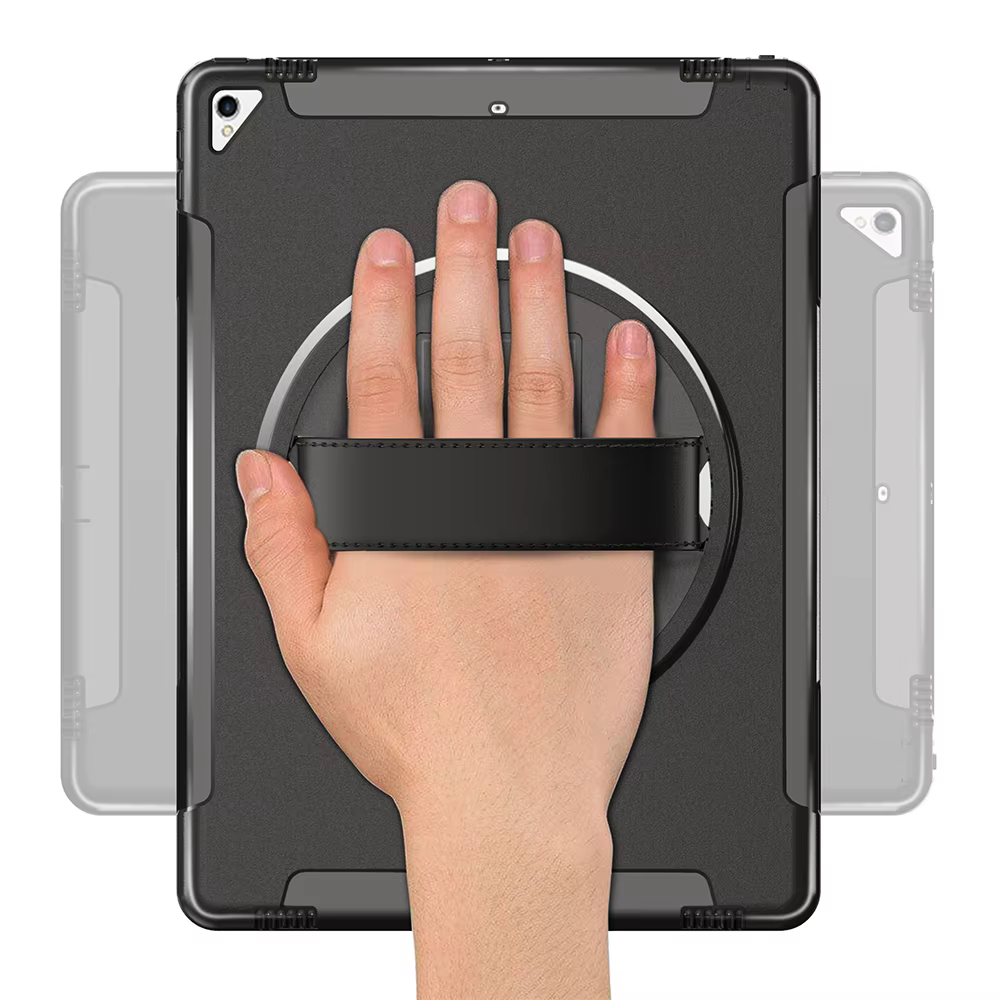 Étui avec dragonne pour tablette Apple iPad Pro, 12.9 pouces, 2017, 2015, 2018, 2020, 2021, protection antichoc