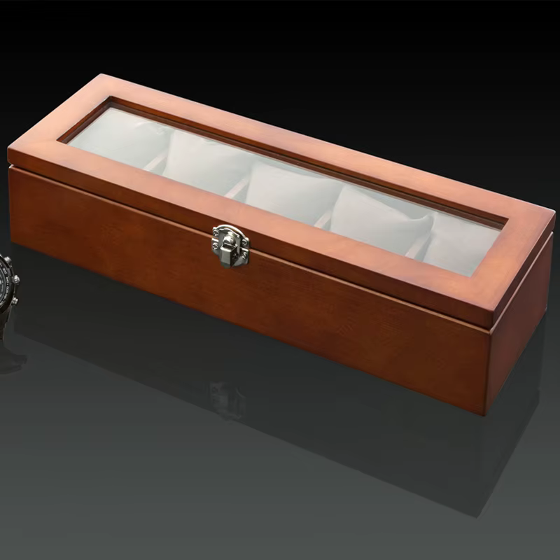 2025 boîte de montre en bois boîtier de rangement
