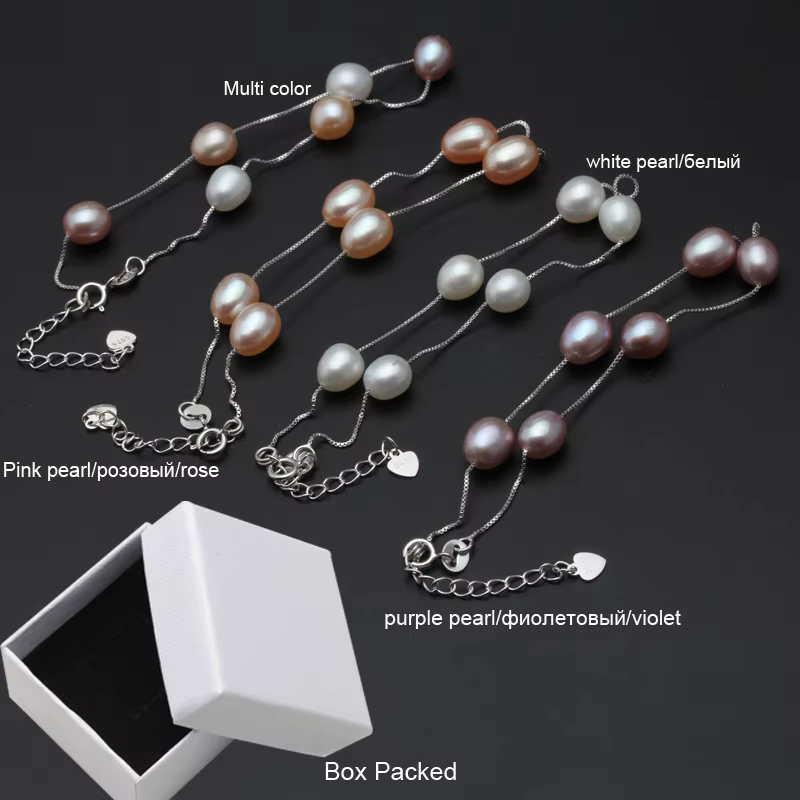 Bracelet de perles d'eau douce véritable pour femmes
