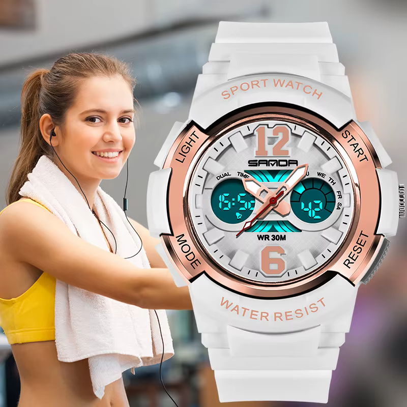 Montre numérique femmes montre de sport led pour femmes montre-bracelet dames 30M étanche électronique célèbre marque montre Relogio Masculino