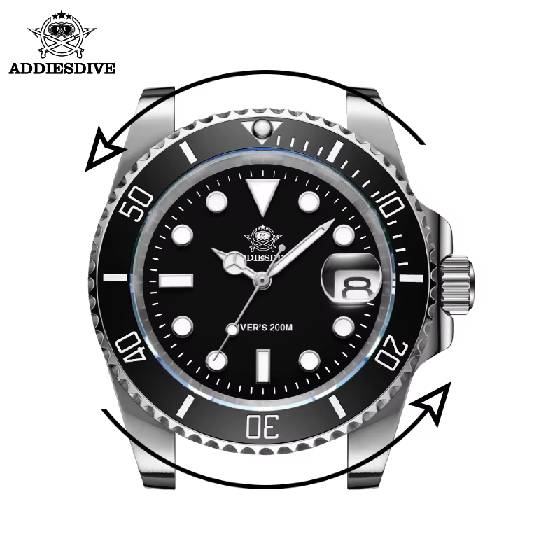 Montre de Plongée ADDIESDIVE en Acier Inoxydable