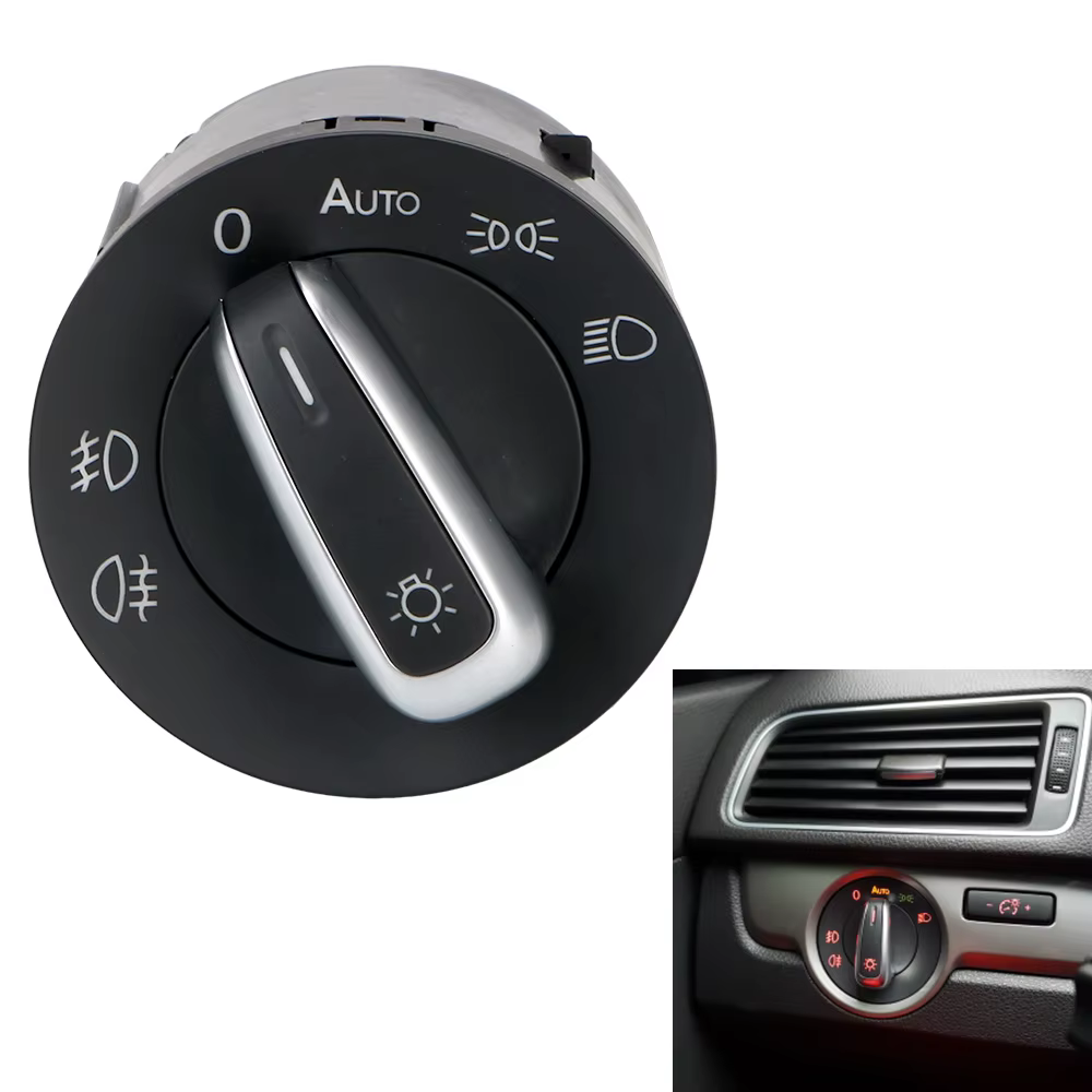 Interrupteur de phare de voiture, contrôle des phares antibrouillard 5ND 941431 Accessoires automobiles B pour VW Passat B6 B7 Golf Jetta MK6 MK5 Tiguan SEAT Volkswagen