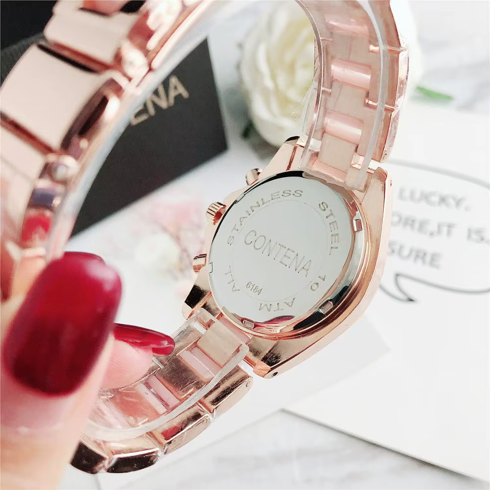 Mode rose femmes montres de luxe haut marque dames Montre-bracelet Style chaud Montre à Quartz Femme horloge Relogio