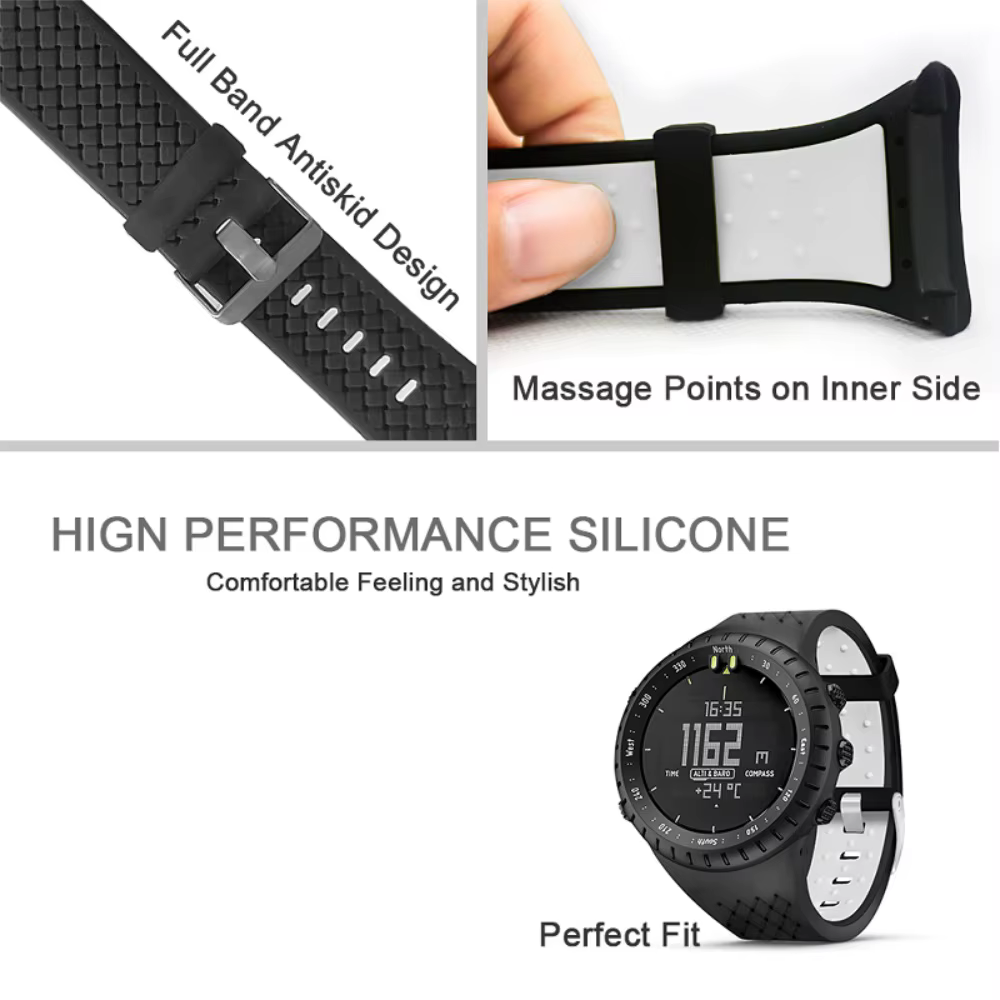 Housse de boîtier en TPU 2 en 1 + Bracelet de montre en Silicone