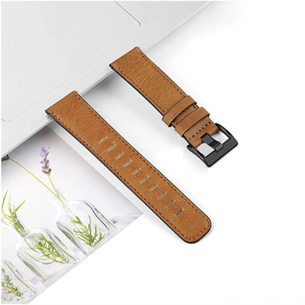 Bracelet en cuir pour Garmin, Vivoactive 3, 4 VivomGru, dehors HR, Bracelet rétro pour Forerunner 55, 245, 645, 004, S40, S12, Bracelets de montre